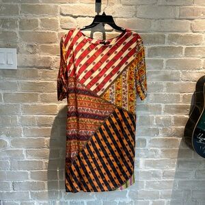 Beaded boho shift dress from Anthropologie